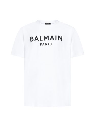 Balmain Logo Print T-shirt - Balmain - Modalova