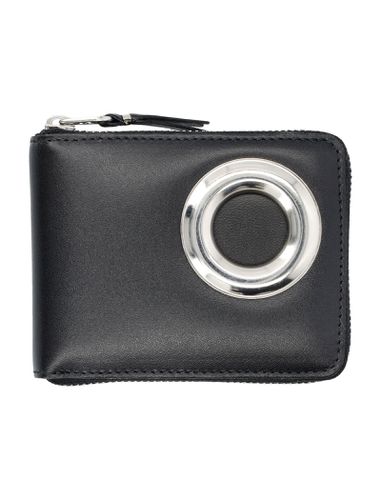 Silver Eyelet Small Wallet - Comme des Garçons Wallet - Modalova