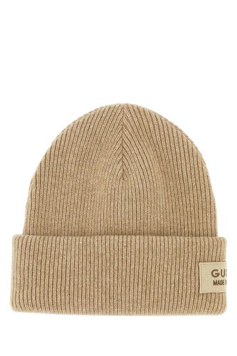 Gucci Beige Wool Beanie Hat - Gucci - Modalova