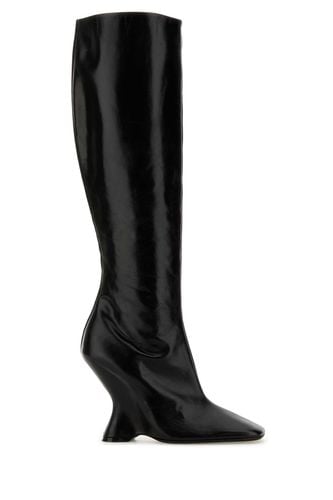 Dries Van Noten Black Leather Boots - Dries Van Noten - Modalova