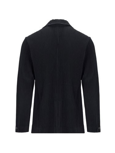 Single-breasted Pleated Blazer - Homme Plissé Issey Miyake - Modalova