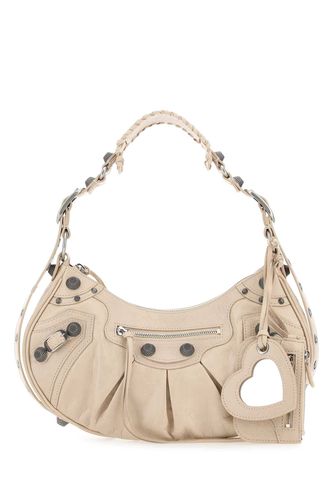 Sand Leather Le Cagole S Shoulder Bag - Balenciaga - Modalova