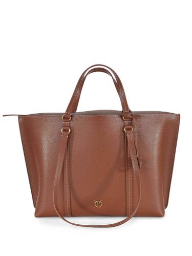 Shopping Bag carrie Made Of Leather - Pinko - Modalova