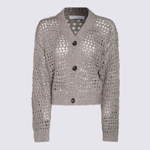 Grey Silk Knitwear - Brunello Cucinelli - Modalova