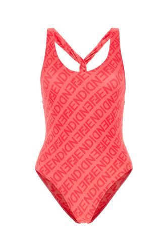 Printed Stretch Nylon Swimsuit - Fendi - Modalova