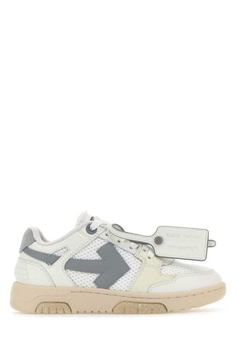 White Mesh And Leather Out Of Office Sneakers - Off-White - Modalova