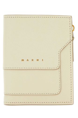 Marni Ivory Leather Wallet - Marni - Modalova