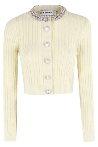 Alpaca Cardigan - self-portrait - Modalova