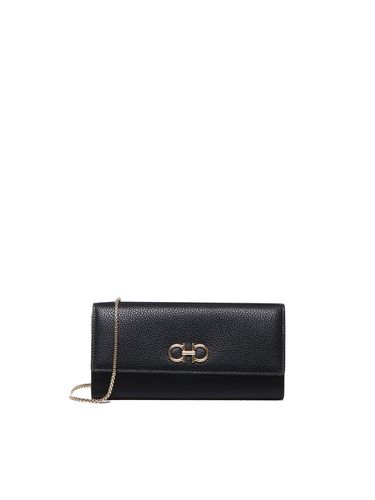 Clutch With Gancini Plaque - Ferragamo - Modalova