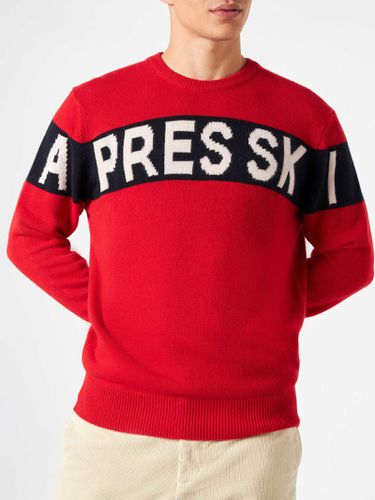 Man Sweater With Apres Ski Lettering - MC2 Saint Barth - Modalova