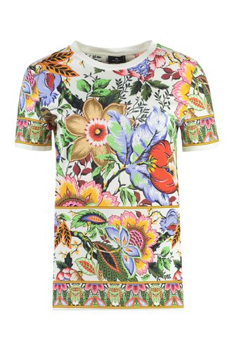 Etro Printed Cotton T-shirt - Etro - Modalova