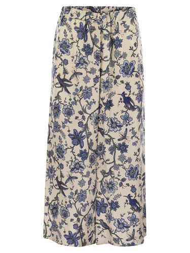 Floral Patterned Wide Leg Trousers - Weekend Max Mara - Modalova