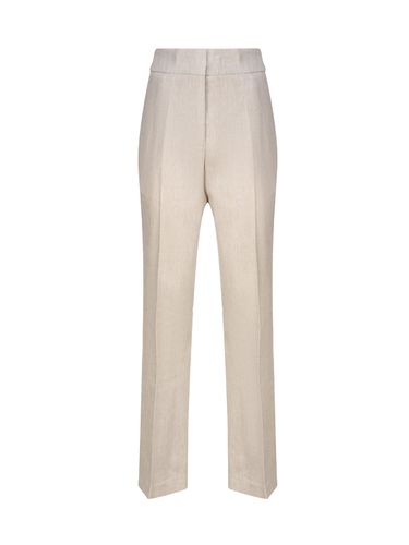 Genny Linen Blend Tailored Pants - Genny - Modalova
