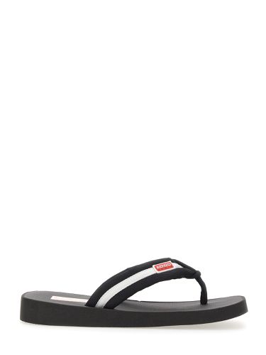 Kenzo Slide Sandal With Logo - Kenzo - Modalova