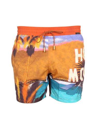 Etro Boxer Swimsuit With Print - Etro - Modalova