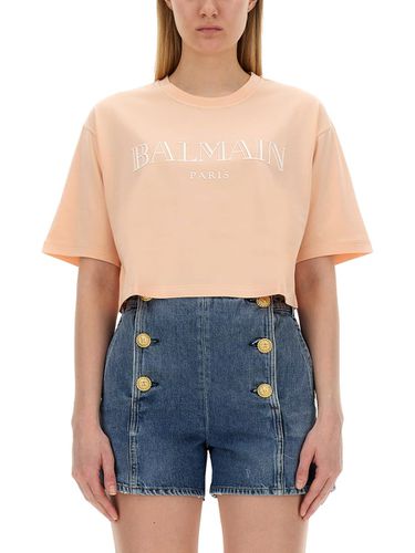 Balmain T-shirt With Logo - Balmain - Modalova