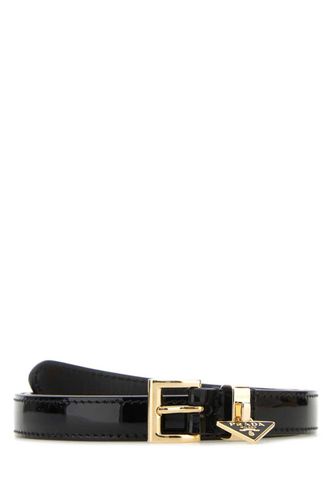 Triangle Logo Plaque Buckle Belt - Prada - Modalova