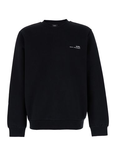 A. P.C. Logo Printed Crewneck Sweatshirt - A.P.C. - Modalova