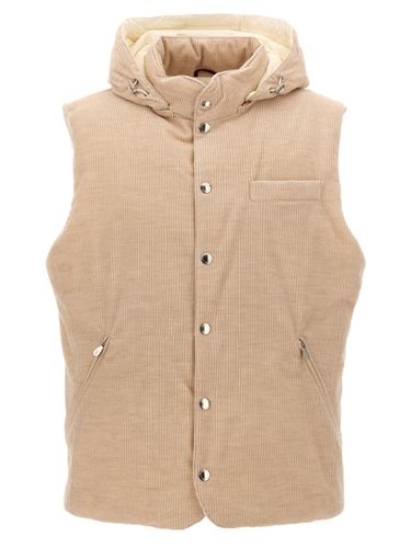 Ribbed Velvet Vest - Brunello Cucinelli - Modalova