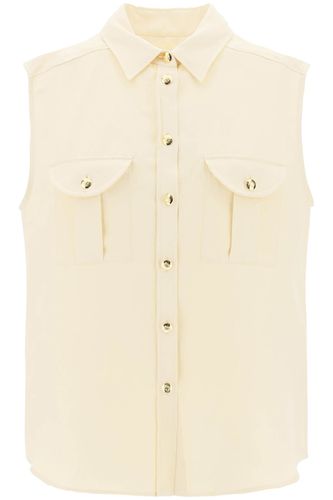 Savannah Pekín Sleeveless Shirt - Blazé Milano - Modalova