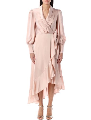 Zimmermann Wrap Midi Dress - Zimmermann - Modalova