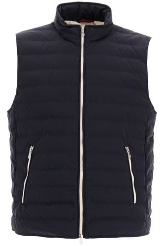 Quilted Zipped Gilet - Brunello Cucinelli - Modalova