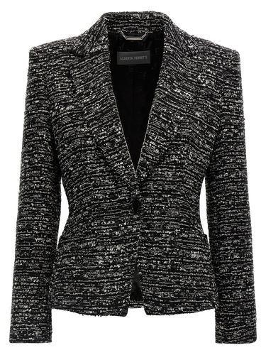 Boucle Single-breasted Blazer - Alberta Ferretti - Modalova