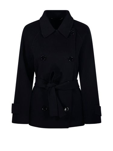 Double-breasted Belted Coat - 'S Max Mara - Modalova