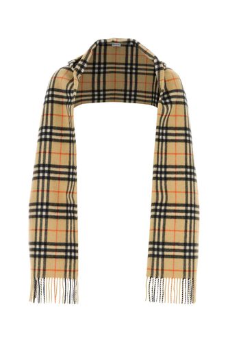 Burberry Embroidered Cashmere Scarf - Burberry - Modalova