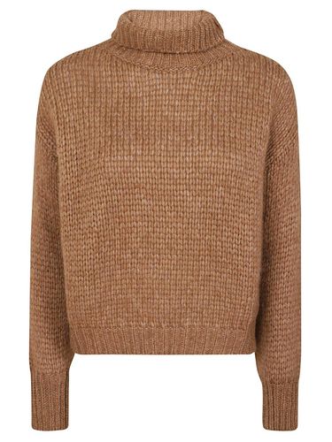 Turtleneck Knit Sweater - Roberto Collina - Modalova