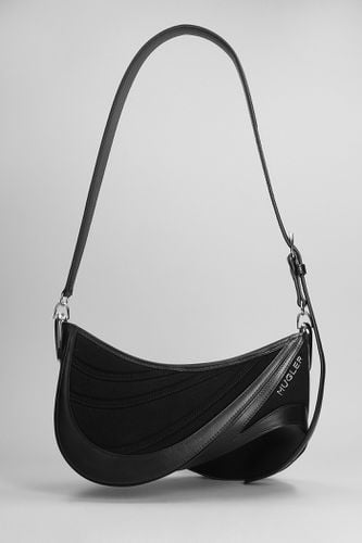 Shoulder Bag In Leather And Fabric - Mugler - Modalova