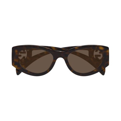 Logo Lens Oval Sunglasses - Gucci Eyewear - Modalova