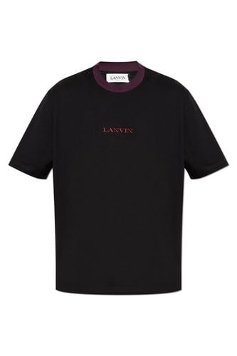 Logo-embroidered Crewneck T-shirt - Lanvin - Modalova