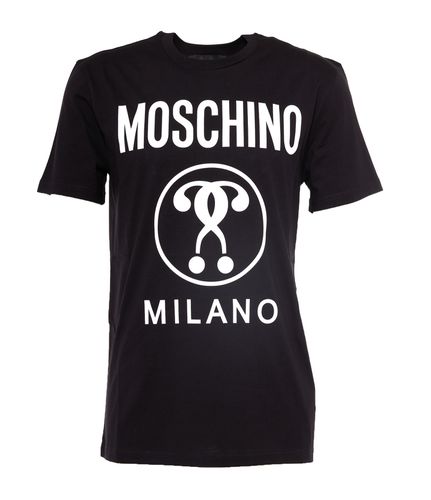 Double Question Mark Logo T-shirt - Moschino - Modalova