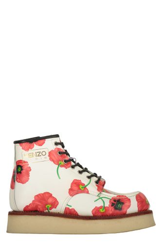 Kenzo Leather Ankle Boots - Kenzo - Modalova