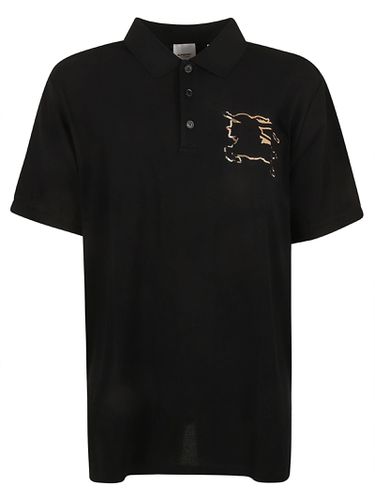 Burberry Printed Polo Shirt - Burberry - Modalova