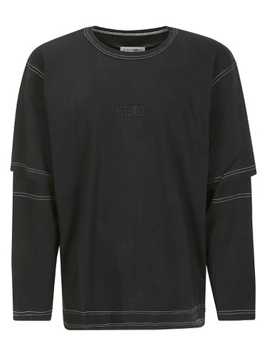 Layered Crewneck T-shirt - MM6 Maison Margiela - Modalova