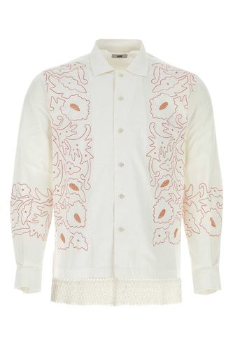 Bode Embroidered Cotton Shirt - Bode - Modalova