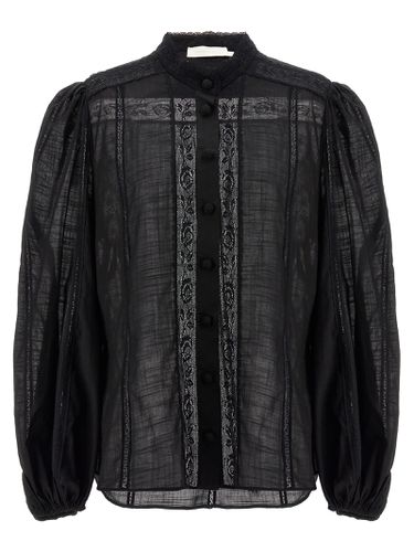 Zimmermann halliday Lace Trim Shirt - Zimmermann - Modalova