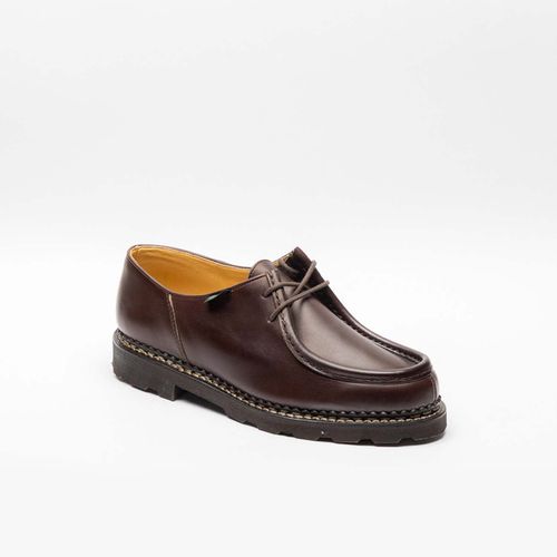 Michael Marche Ii Brown Calf Derby Shoe (lisse Cafè) - Paraboot - Modalova