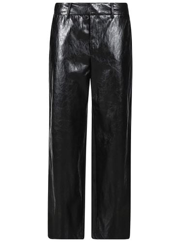 Classic Wide Leg Shiny Trousers - Federica Tosi - Modalova