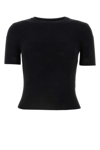 Balenciaga Black Wool Blend Sweater - Balenciaga - Modalova