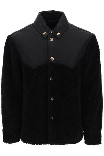 Barocco Silhouette Fleece Jacket - Versace - Modalova