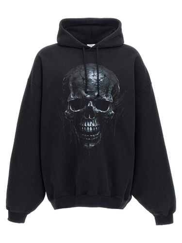 VETEMENTS black Skull Metal Hoodie - VETEMENTS - Modalova