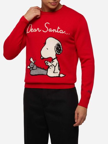 Sweater Heron With Snoopy Jacquard And Embroidery Snoopy Peanuts Special Edition - MC2 Saint Barth - Modalova