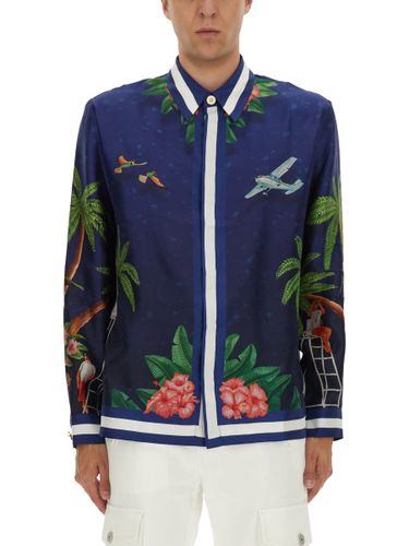 Surf Club Midnight Print Shirt - Casablanca - Modalova