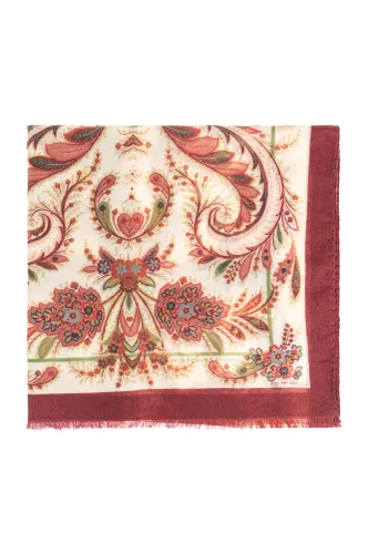 Etro Scarf With Floral Motif - Etro - Modalova