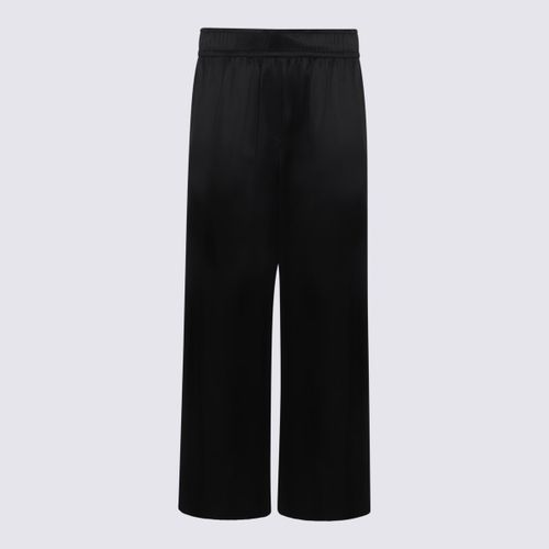 Brunello Cucinelli Black Silk Pants - Brunello Cucinelli - Modalova