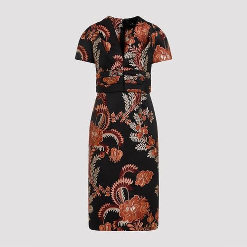 Etro Jacquard Midi Dress - Etro - Modalova