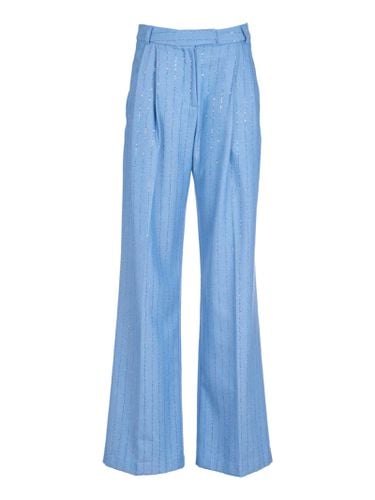 Stripe Patterned Trousers - Des Phemmes - Modalova